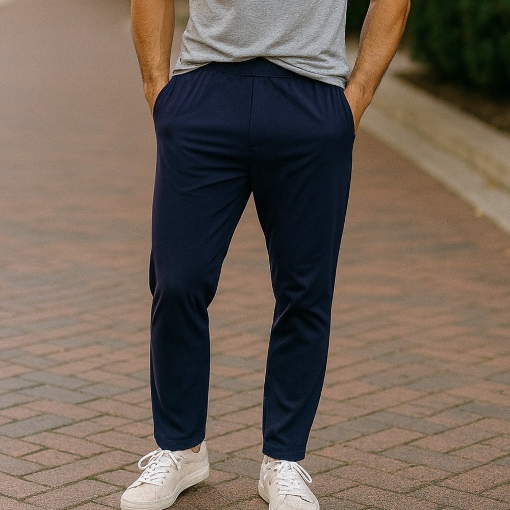 Public Rec Mens 40x28 Pants Blue Sporty Casual Everyday Zip‎ Pockets Stretch XL
